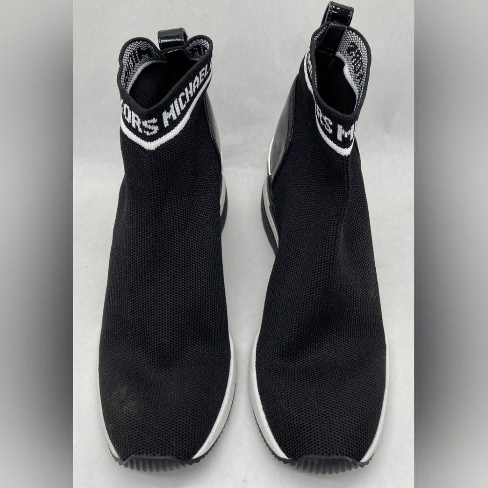Michael Kors Skyler Logo Stretch-Knit Sock Sneakers Size 8 NWOT MSRP $165 - Picture 4 of 9
